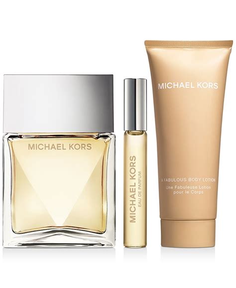 michael kors perfume gift set macys|Michael Kors fragrance gift set.